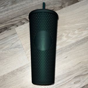 Dark green 24oz Starbucks cup New